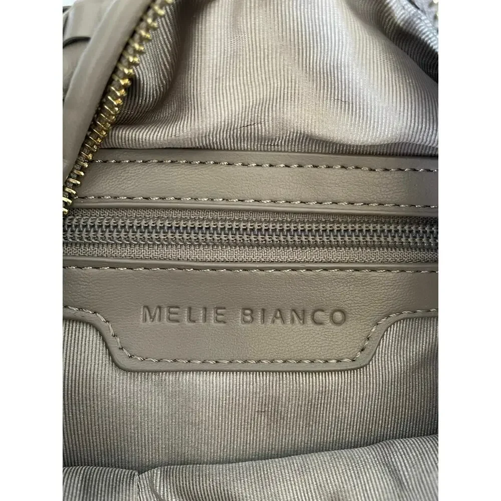 Melie Bianco Woven Hobo Bag in Gray